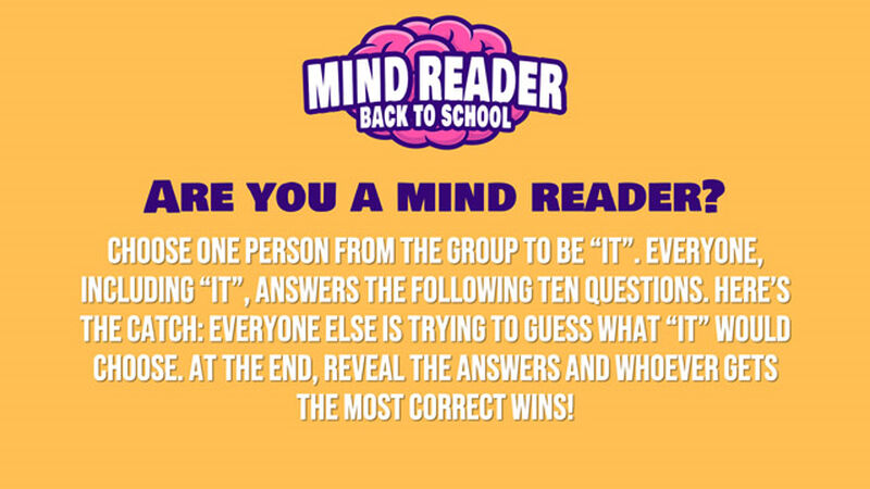 Mind Reader: Back to School